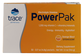Trace Minerals, Electrolyte Stamina Power Pak Orange Blast 30 Servings