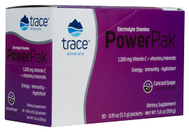 Trace Minerals, Electrolyte Stamina Power Pak Concord Grape 30 Servings
