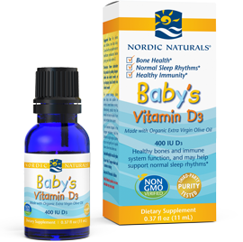 Nordic Naturals, Baby's Vitamin D3 0.37 fl oz
