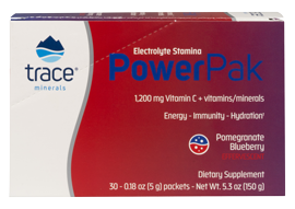 Trace Minerals, Electrolyte Stamina Power Pak Pomegranate Blueberry 30 Servings