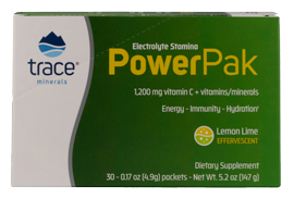 Trace Minerals, Electrolyte Stamina Power Pak Lemon Lime 30 Servings
